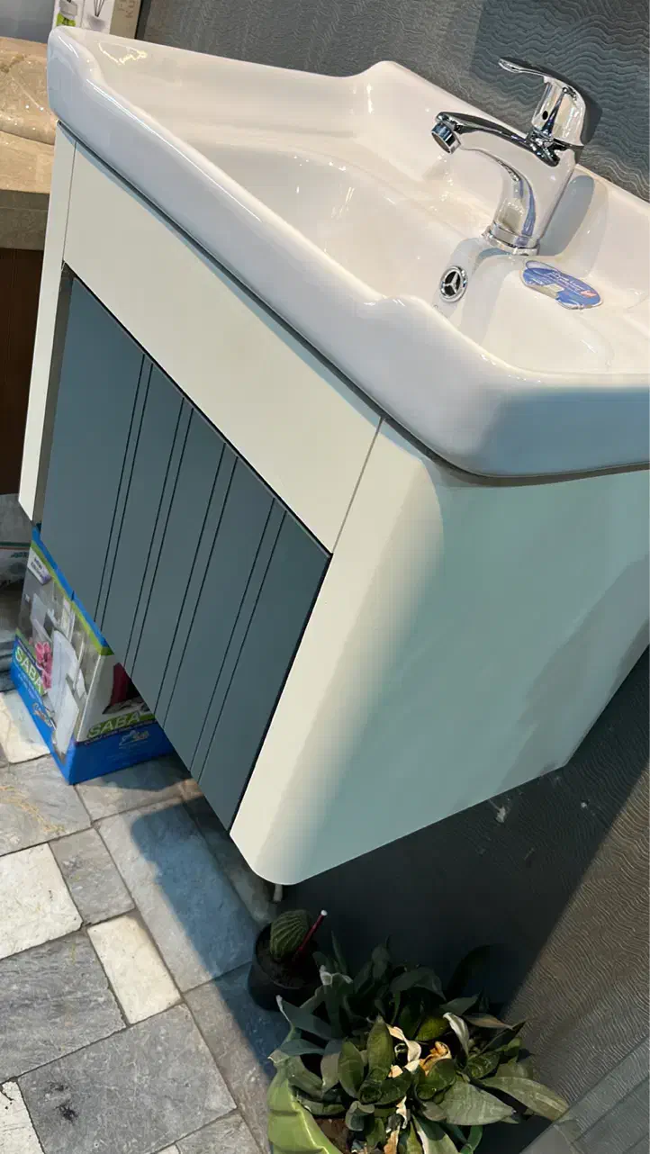 روشویی ست 5 تیکه یاقوتی 60.40(کارخانه)آتا کابین|لوازم سرویس بهداشتی|تبریز, |دیوار