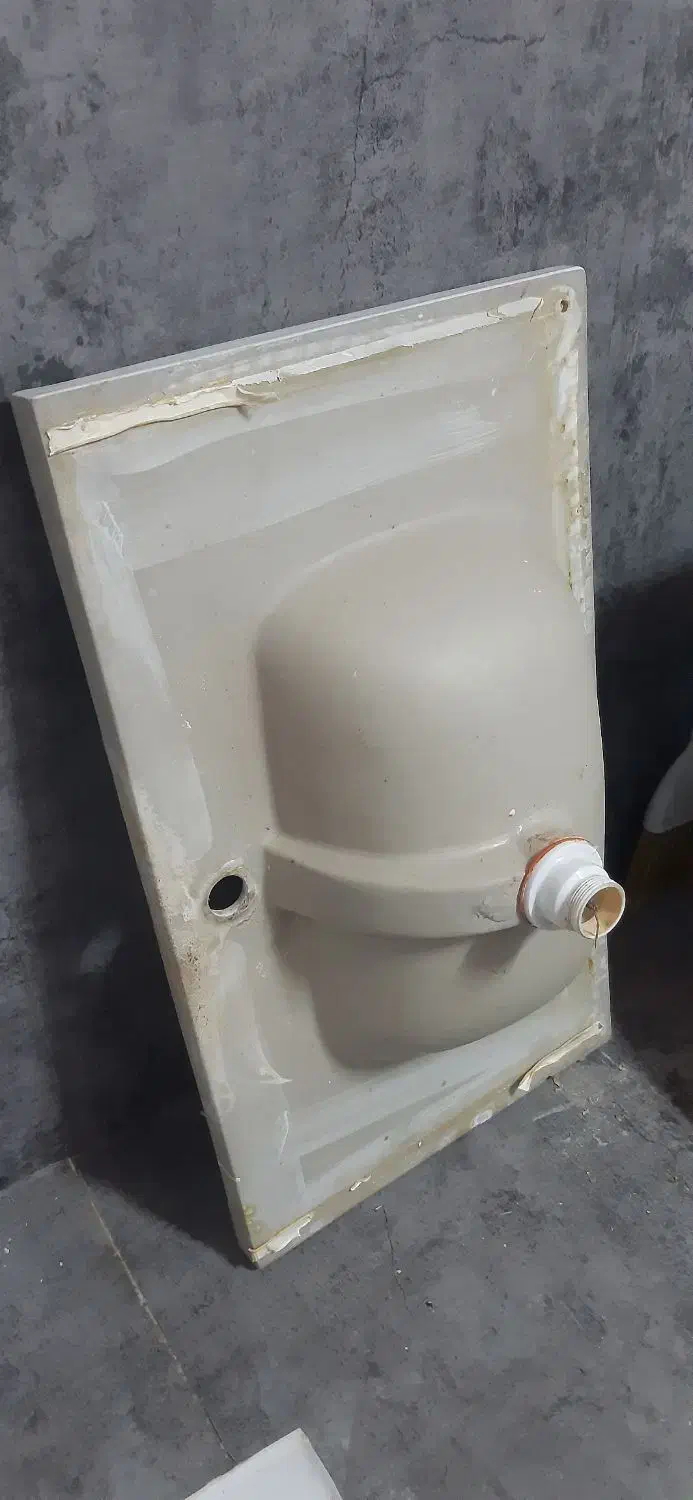 سنگ روشویی چینی TOTI سایز۸۰*۴۷|لوازم سرویس بهداشتی|بیرجند, |دیوار