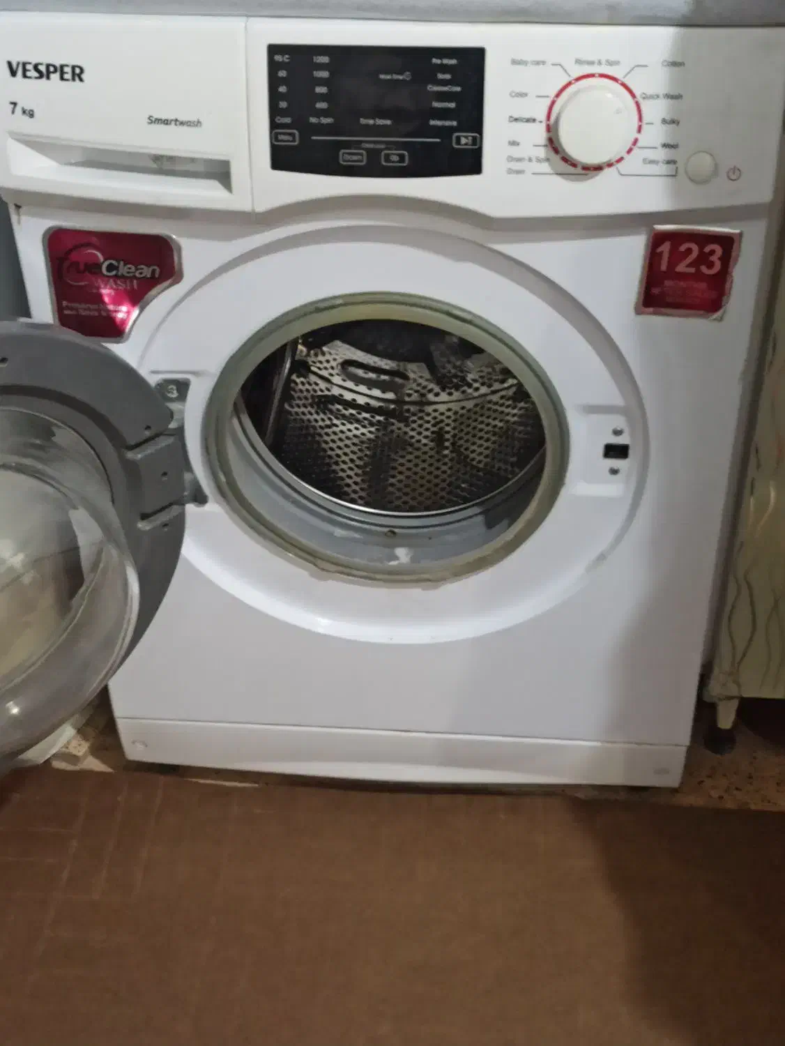 لباس شوی سالم 7کیلوی برند وسپر|ماشین لباسشویی و خشککن لباس|اسفراین, |دیوار