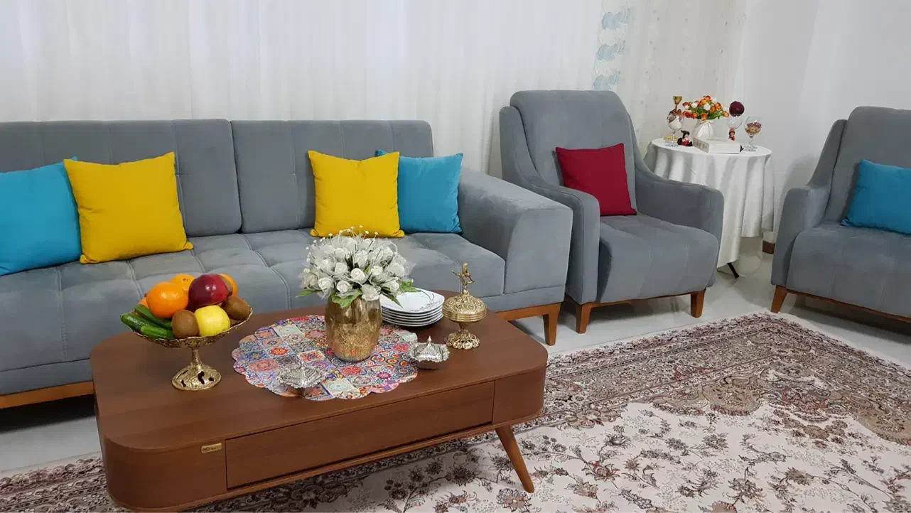 مبل هفت نفره|مبلمان خانگی و میز عسلی|آشخانه, |دیوار