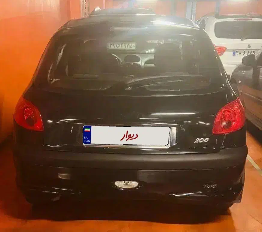 ۲۰۶ تیپ۶مشکی اتومات فنی درجه۱مدل۸۷|خودرو سواری و وانت|تهران, فرمانیه|دیوار