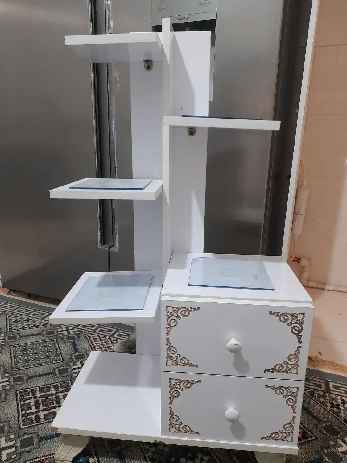 پایه قابلمه|کتابخانه، شلف، قفسه‌های دیواری|ملک‌آباد, |دیوار