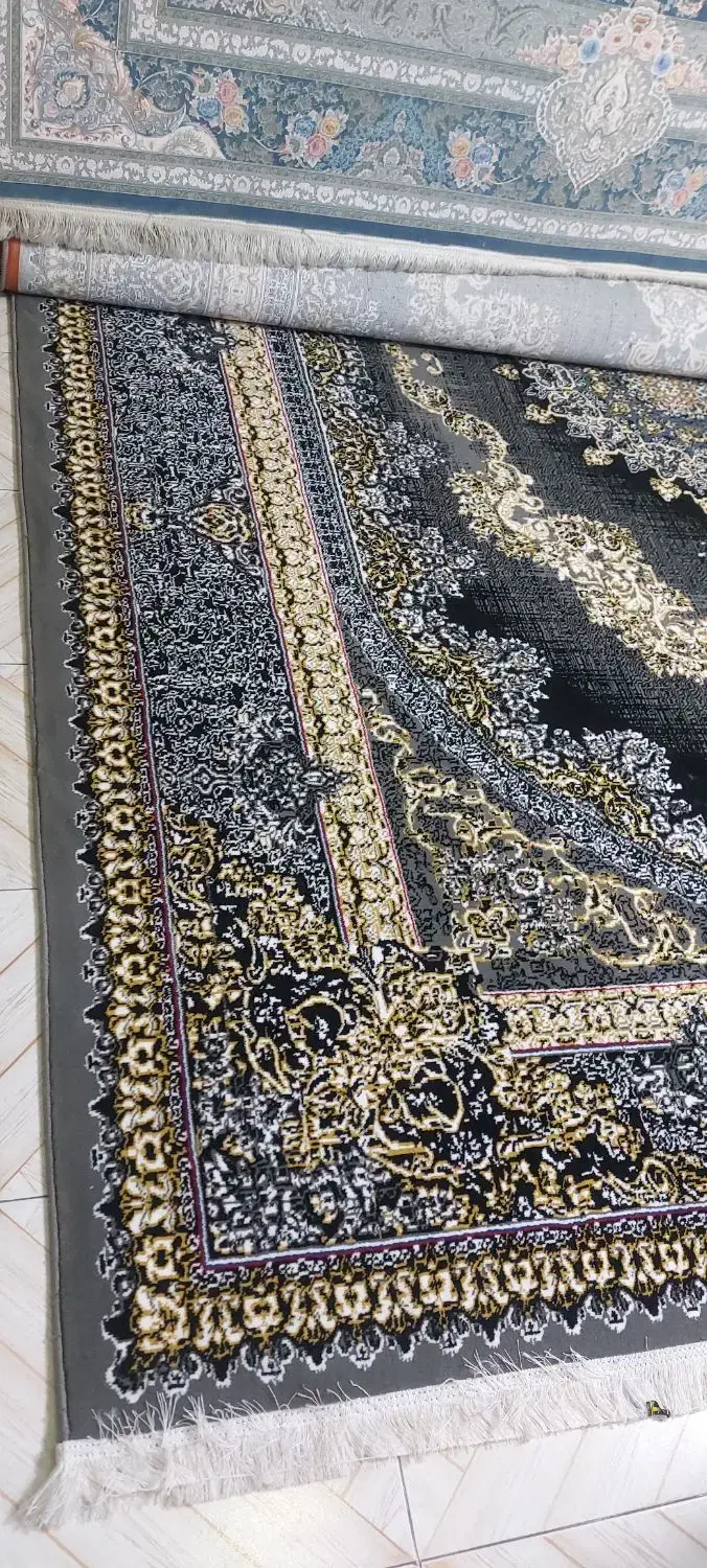 روناک طوسی مشکی فرش ۱۲ متری آکبند|فرش|کرج, حسین‌آباد|دیوار