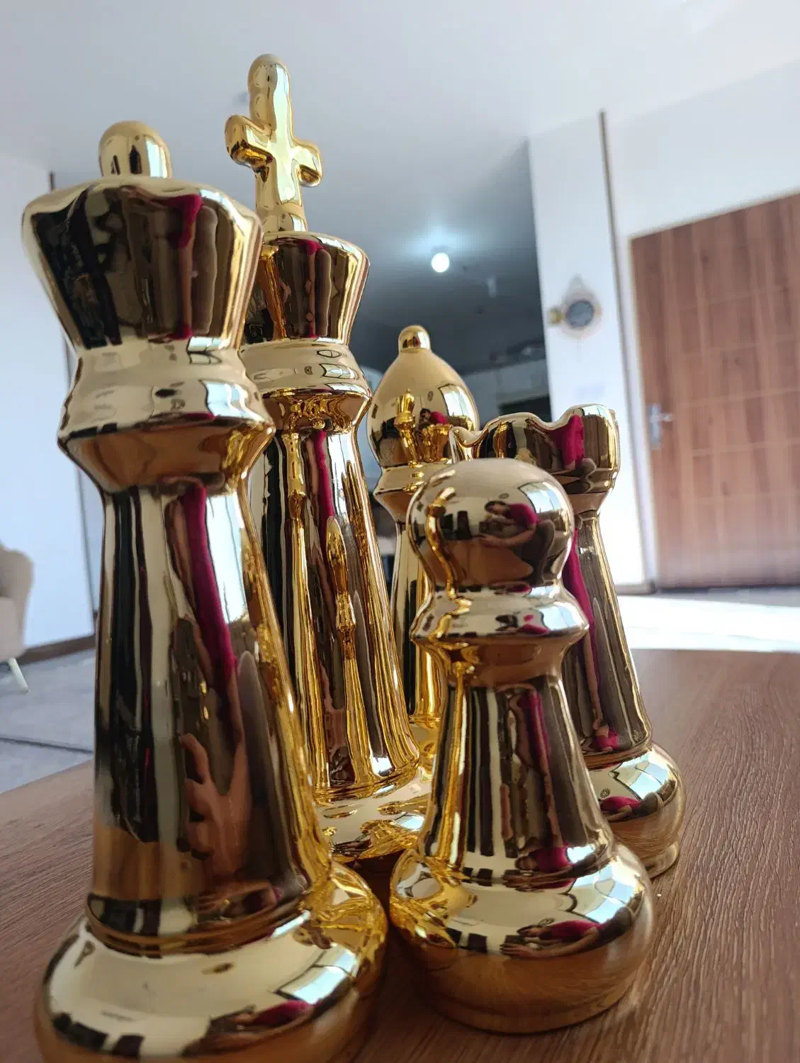 مجسمه سرامیکی تزیینی مدل شطرنج|مجسمه، تندیس، ماکت|نجفآباد, یزدانشهر|دیوار