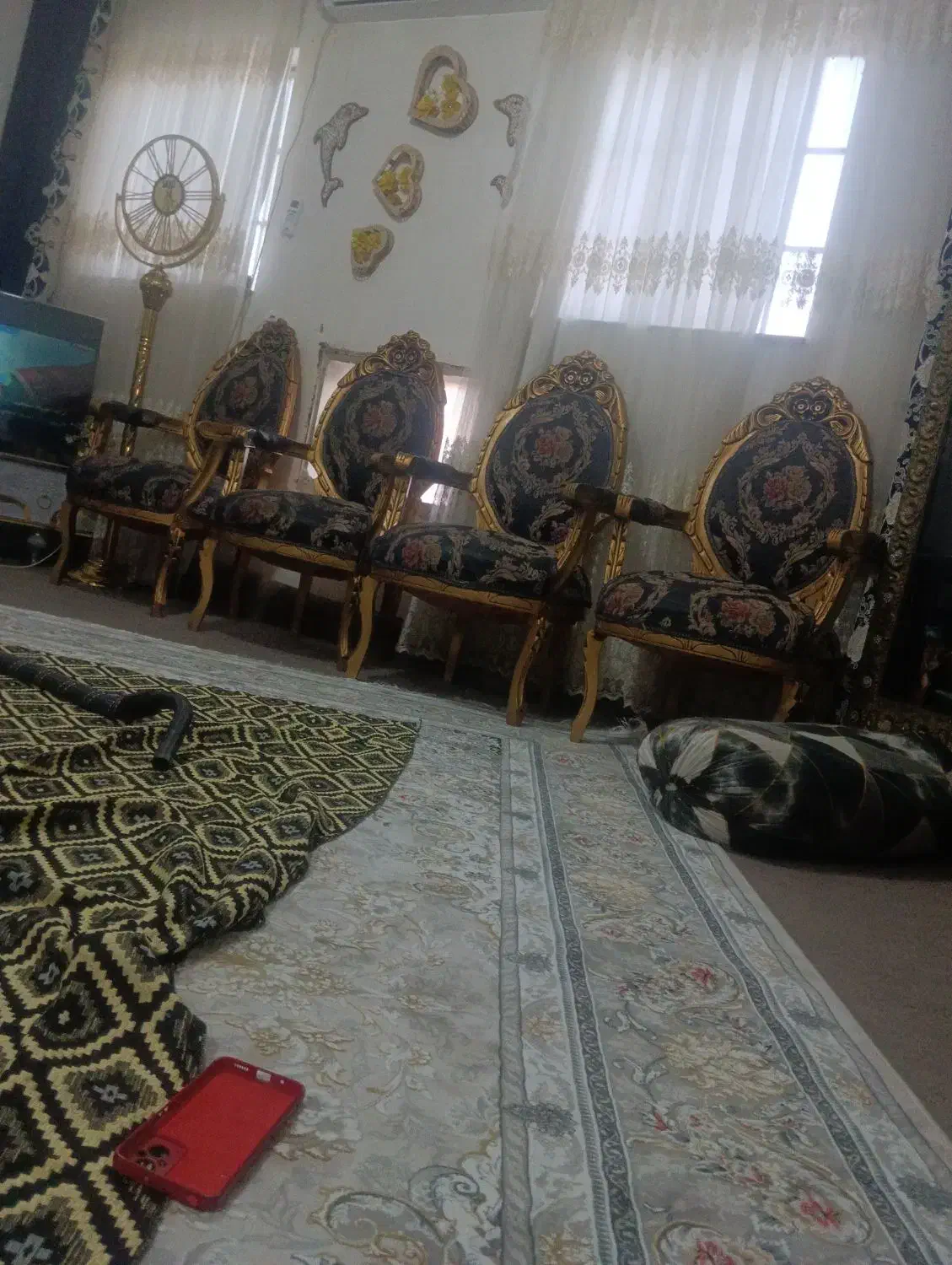 مبل سلطنتی|مبلمان خانگی و میز عسلی|گنبد کاووس, |دیوار