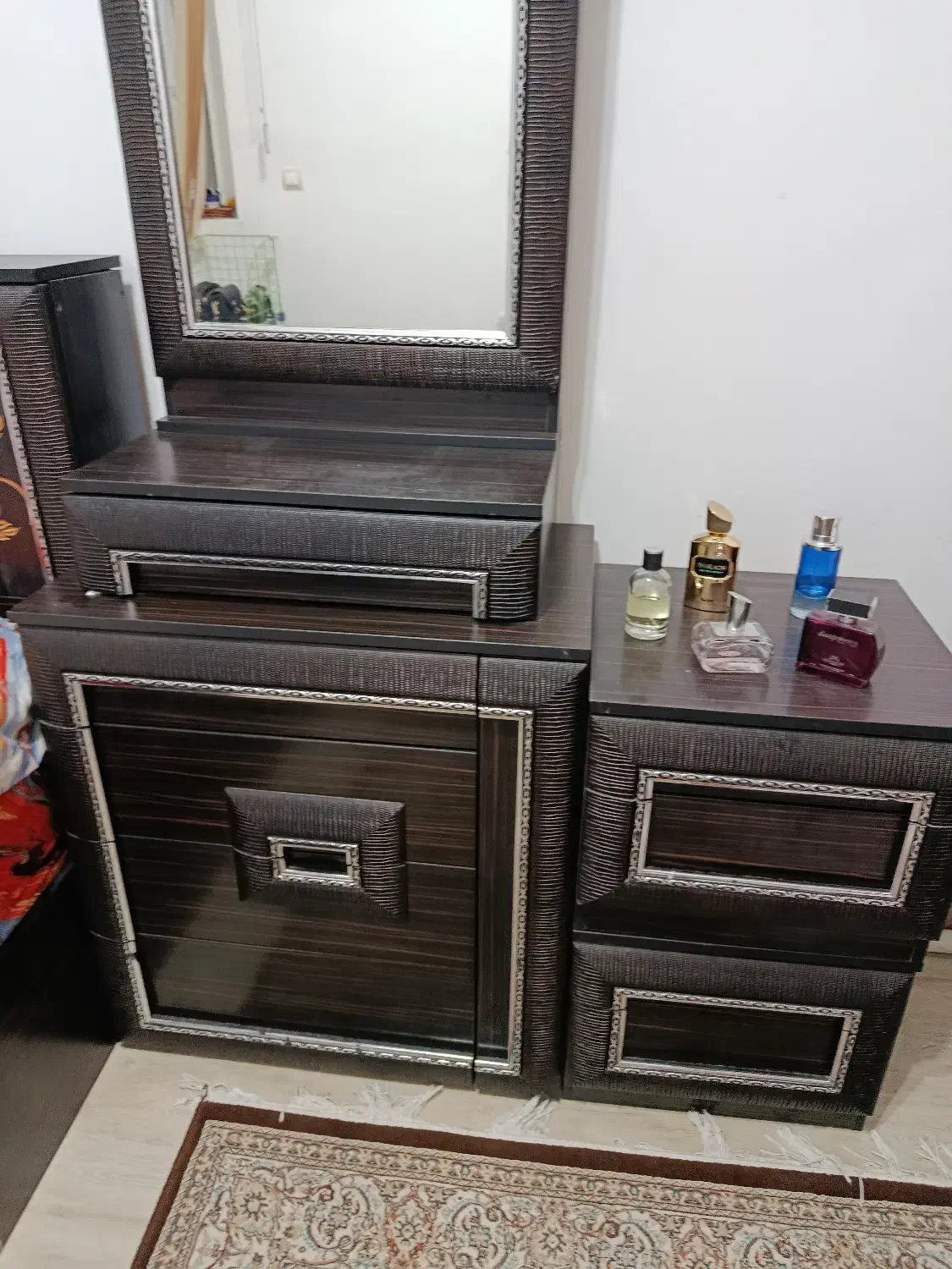 سرویس خواب دو نفره|تخت و سرویس خواب|پارس‌آباد, |دیوار