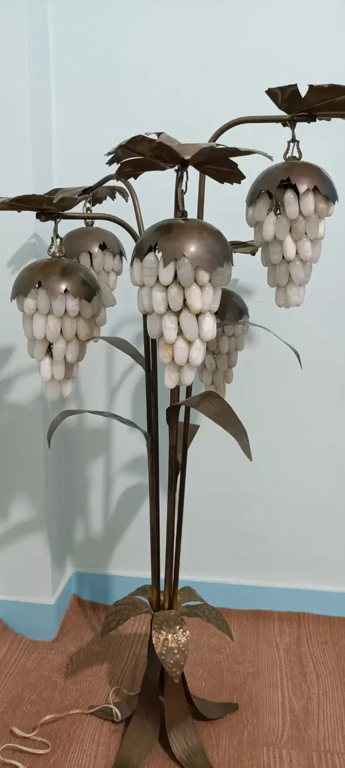 آباژور با خوشه های انگور فوق العاده زیبا|چراغ خواب و آباژور|پرند, فاز ۲|دیوار