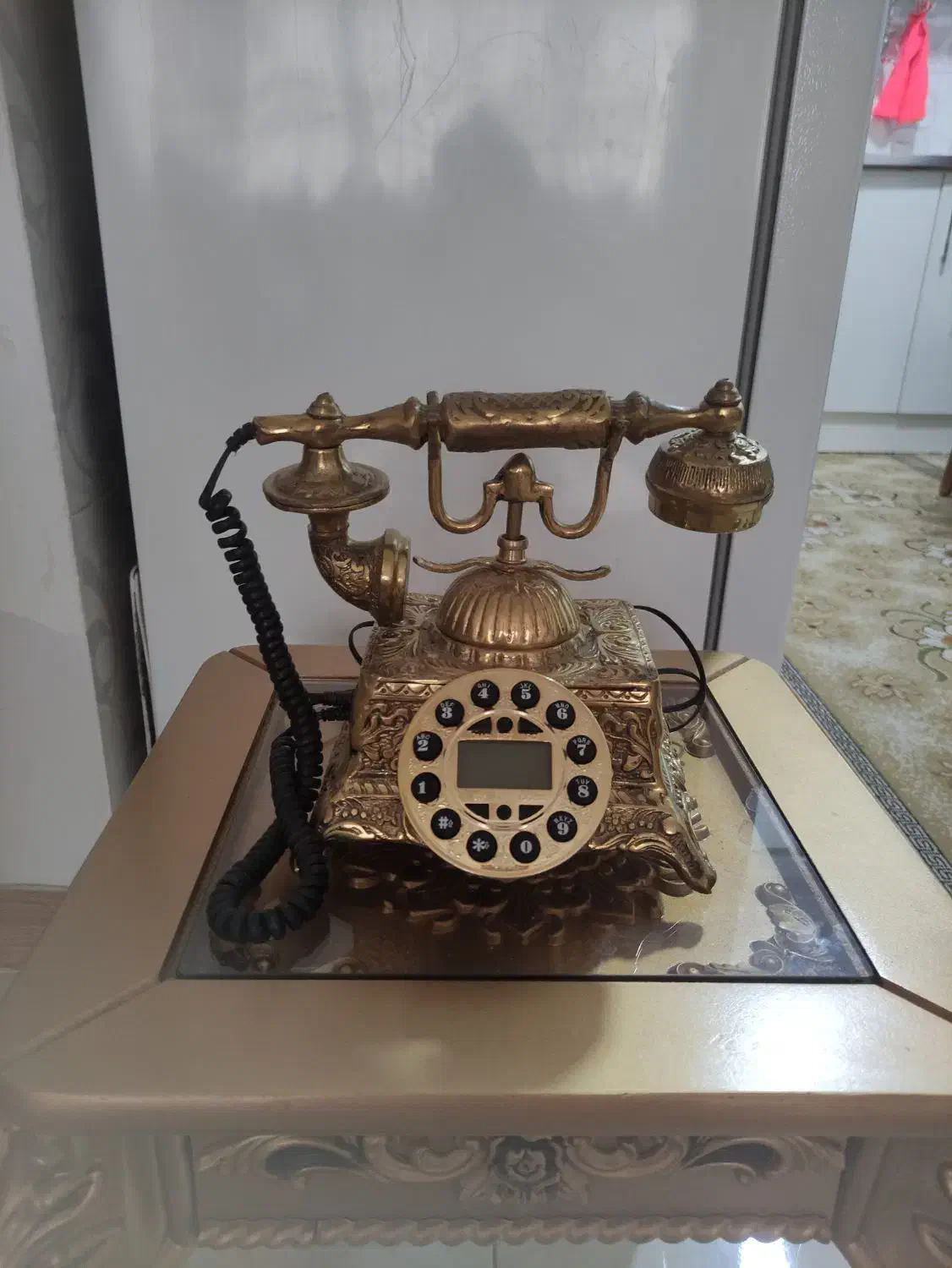 تلفن برنزی|کلکسیون اشیاء عتیقه|مشکین‌دشت, |دیوار