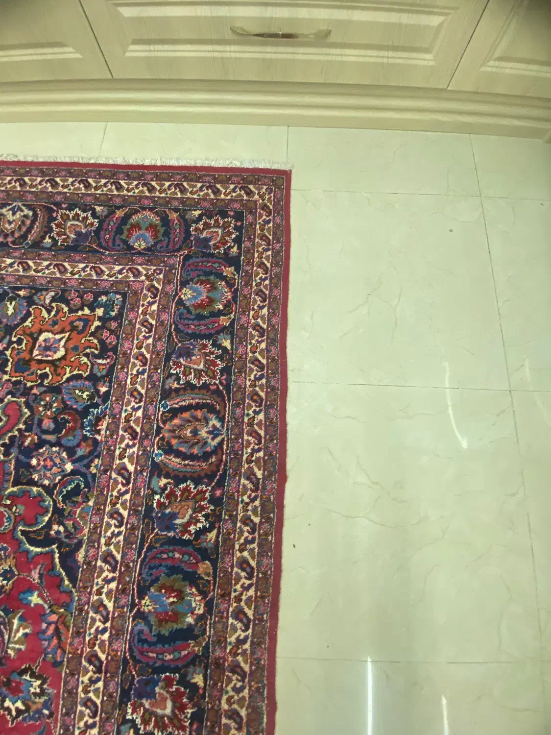 فرش لاکی ۹متری کاشان دستباف|فرش|کرج, عظیمیه|دیوار
