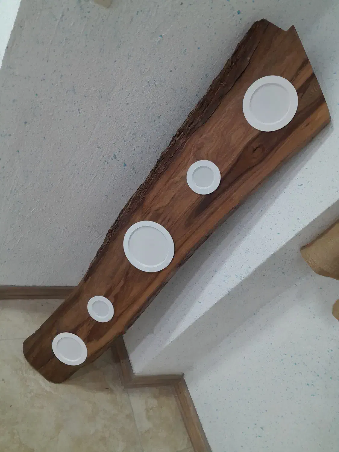 لوستر چوب طبیعی|لوستر و چراغ آویز|شیراز, وصال|دیوار