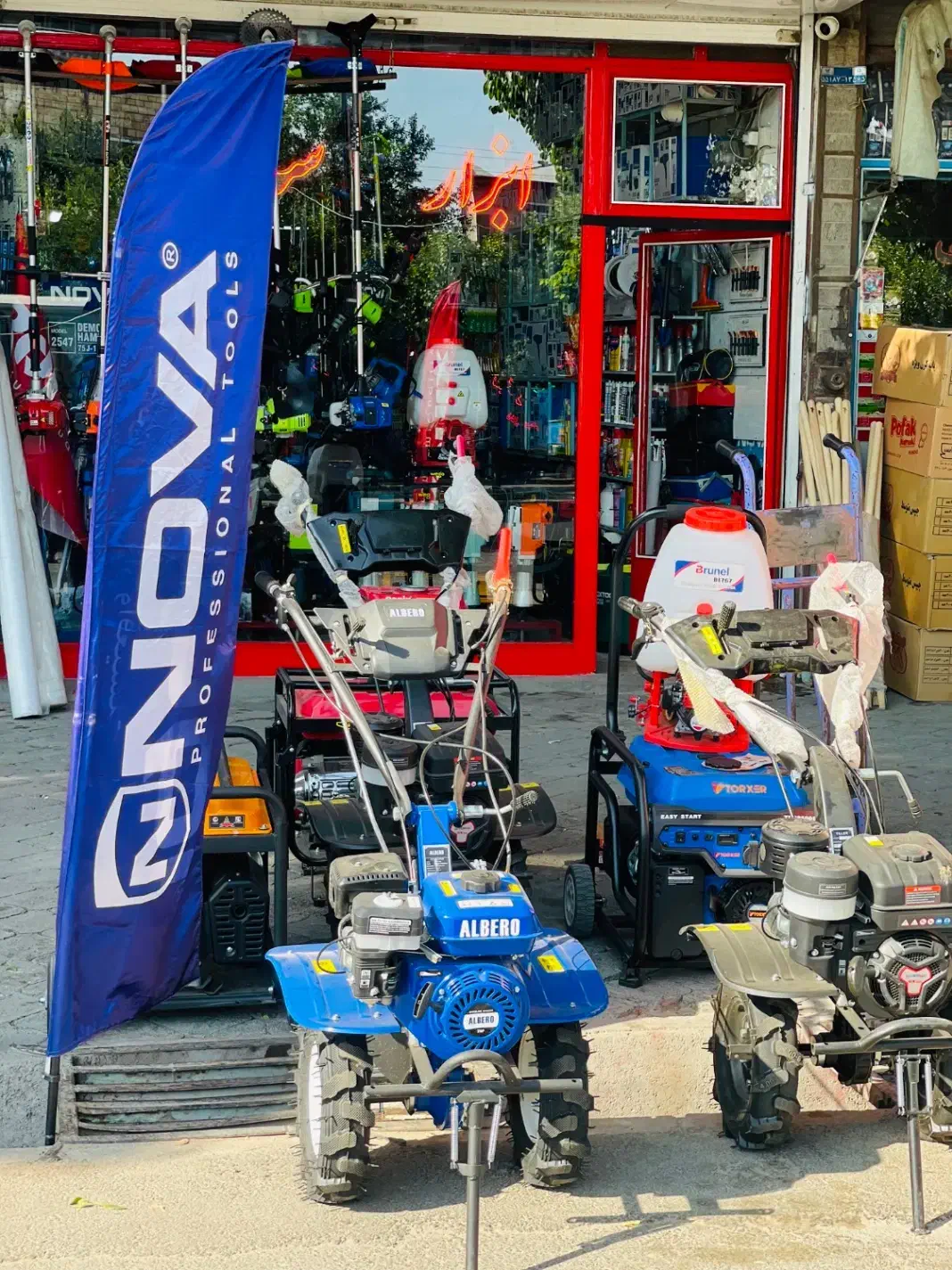 (اقساطی) کلتیواتور ۷ اسب بنزینی برونل/ورما|ماشینآلات صنعتی|مراغه, |دیوار