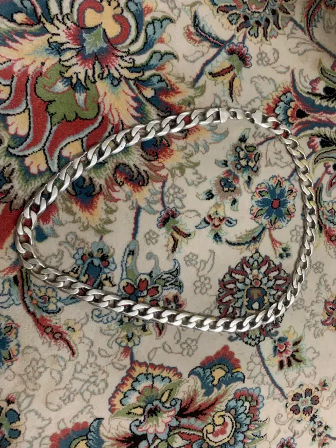 زنجیرنقره بسیار نو و شیک|جواهرات|اراک, |دیوار