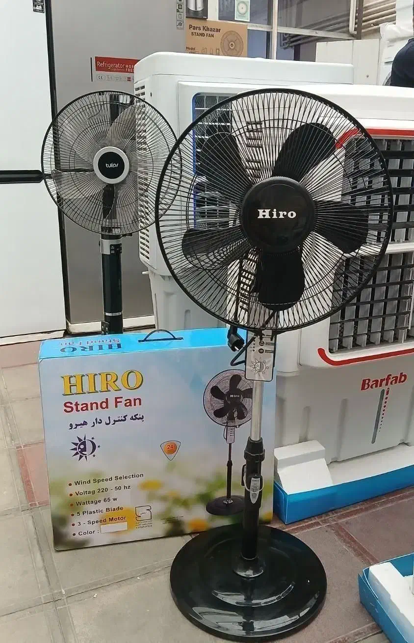پنکه هیرو موتور مس 60 وات کنترل دار و ارسال|پنکه و تصفیه‌کنندهٔ هوا|مشهد, طلاب|دیوار