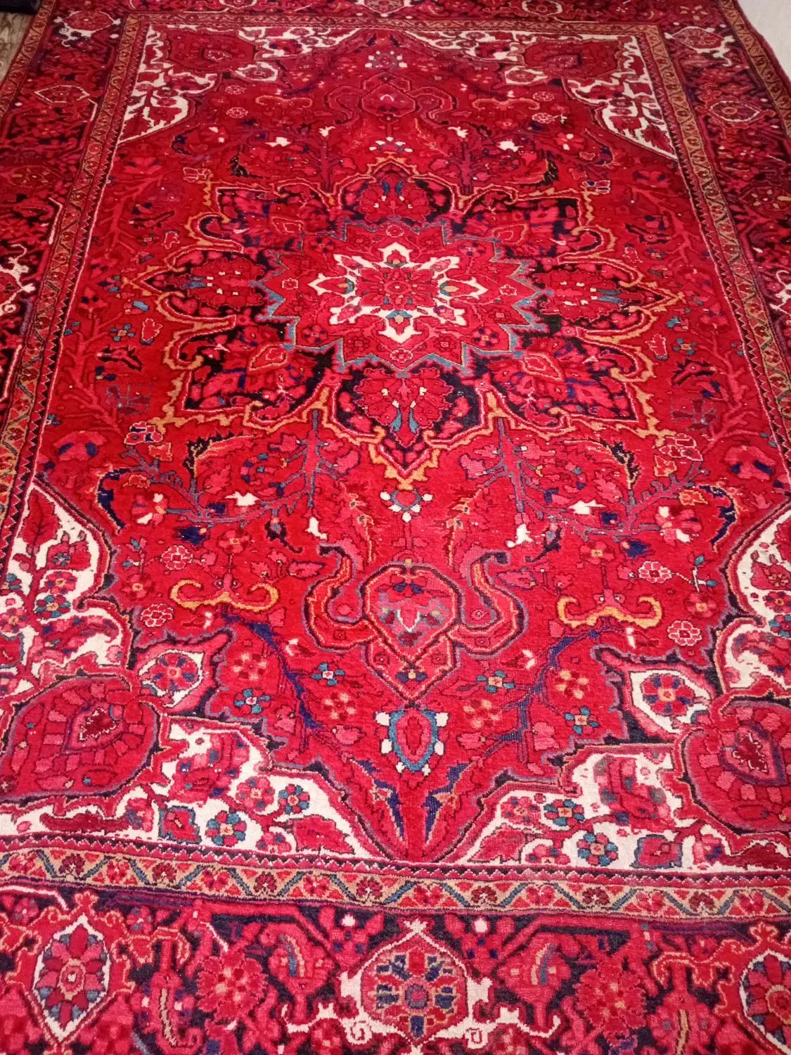 فرش دستبافت کارکرده|فرش|اهر, |دیوار