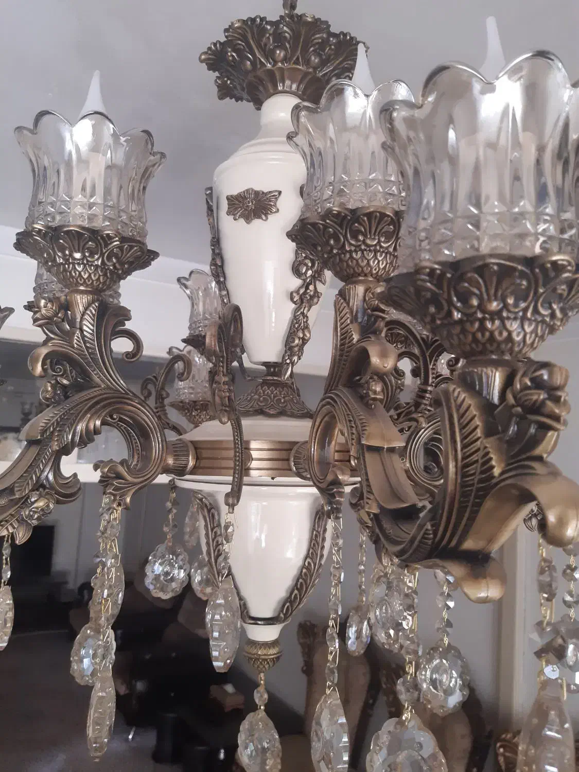 لوستر|لوستر و چراغ آویز|همدان, |دیوار