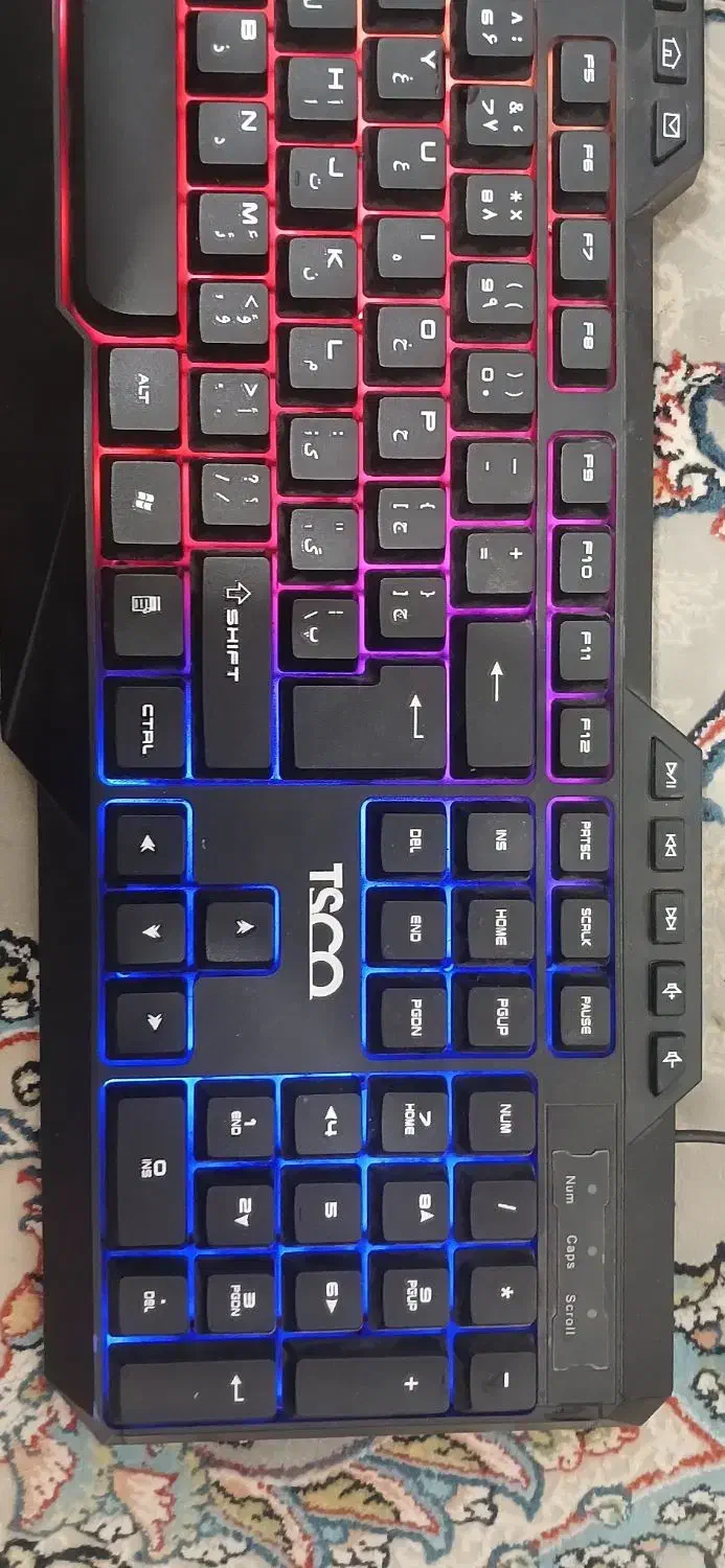 معاوضه کیبورد گیمینگ tsco با کبوتر|قطعات و لوازم جانبی رایانه|ورامین, ورامین|دیوار