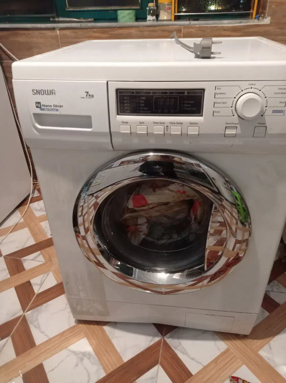 لباسشویی اسنوا ۸کیلو|ماشین لباسشویی و خشک‌کن لباس|ارومیه, |دیوار