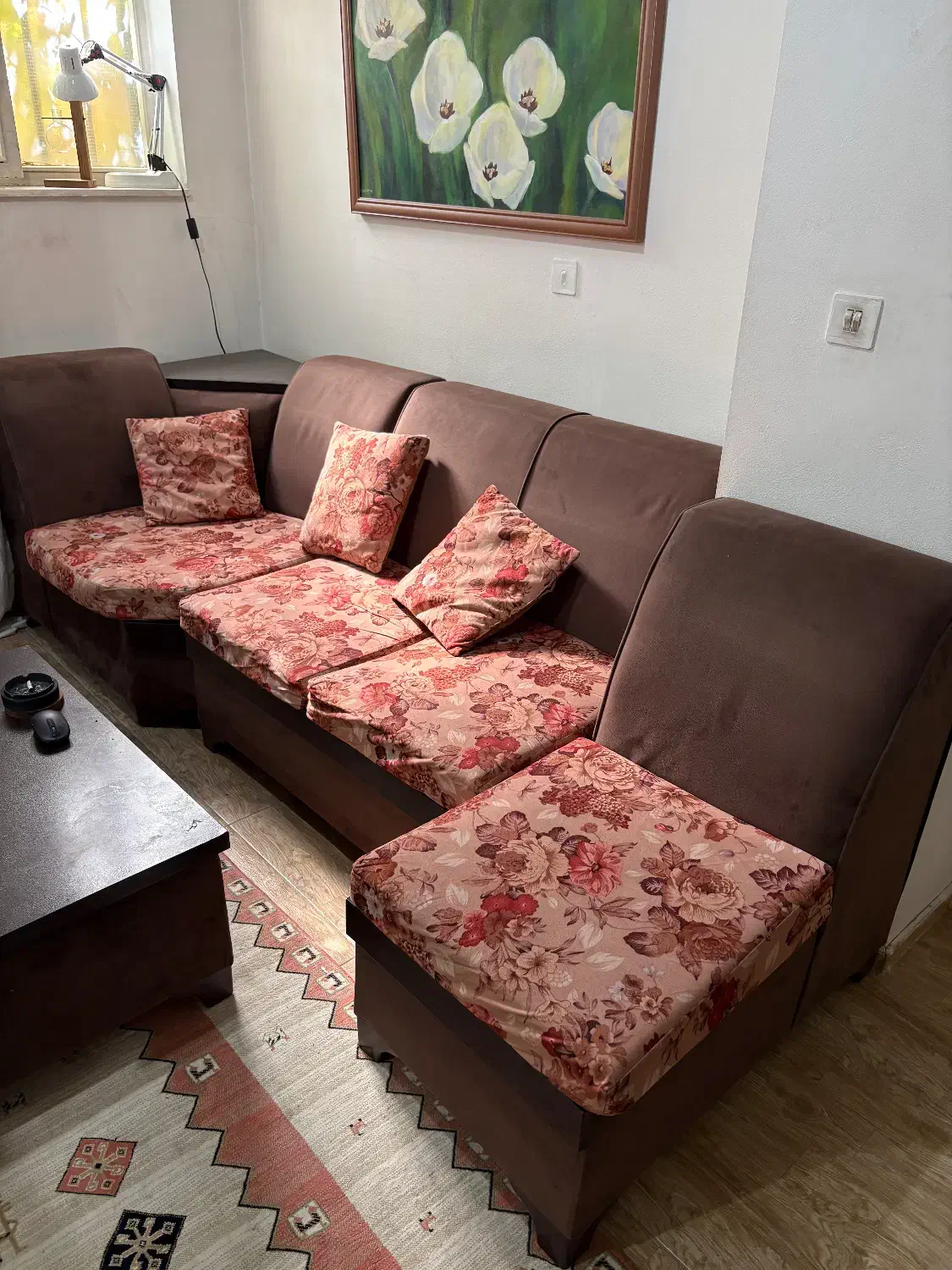 مبل راحتی ال ۷ نفره|مبلمان خانگی و میز عسلی|پردیس, فاز ۳|دیوار