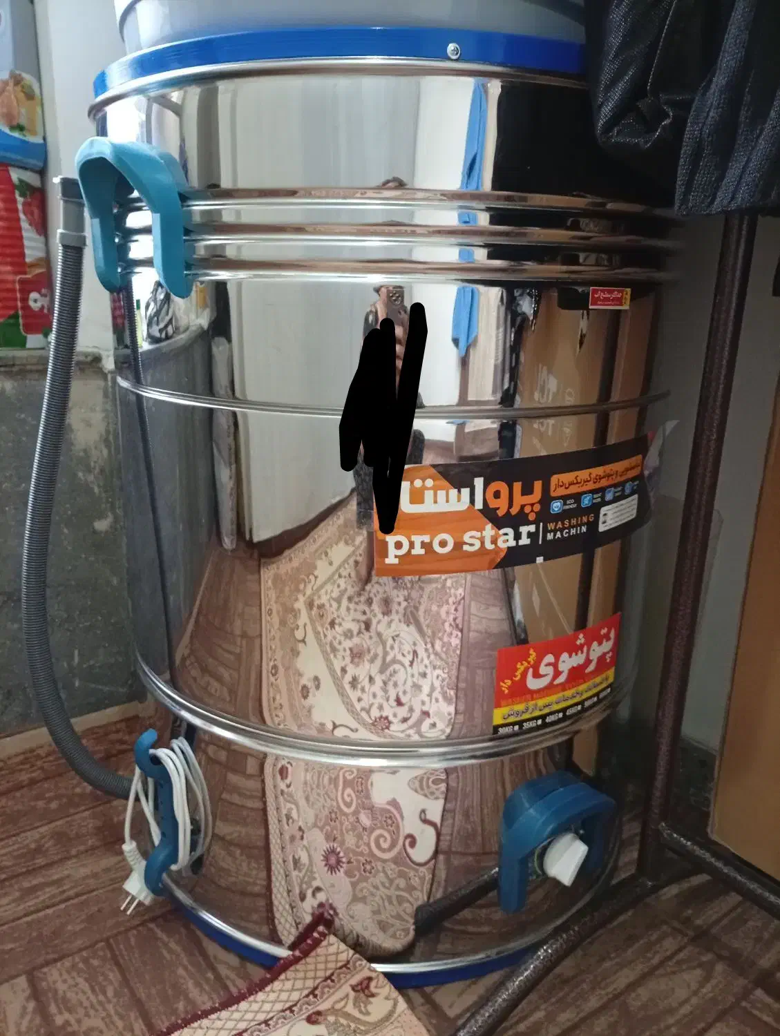 کهنه شور سالم و بدون ایراد|ماشین لباسشویی و خشک‌کن لباس|تبریز, |دیوار