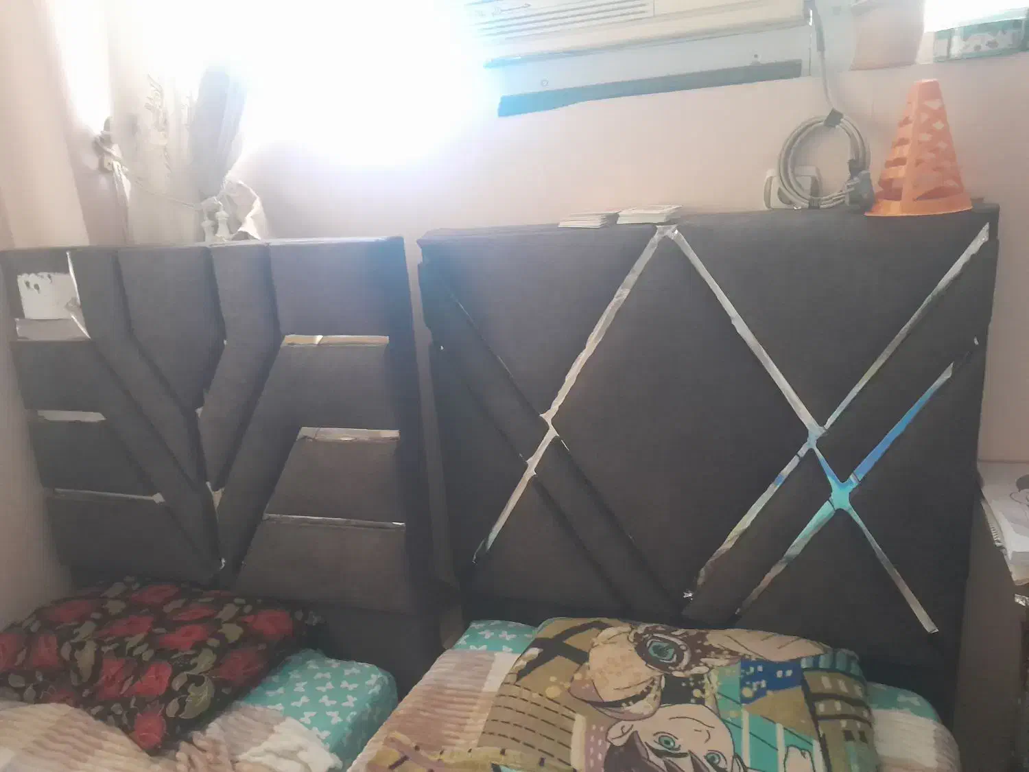 دو تا تخت تک نفره|تخت و سرویس خواب|بوشهر, |دیوار