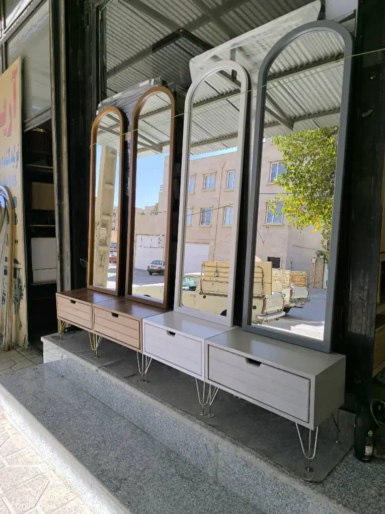 آینه باکس دوتکه تک کشو MDF|آینه|شاهین‌شهر, خانه کارگر|دیوار