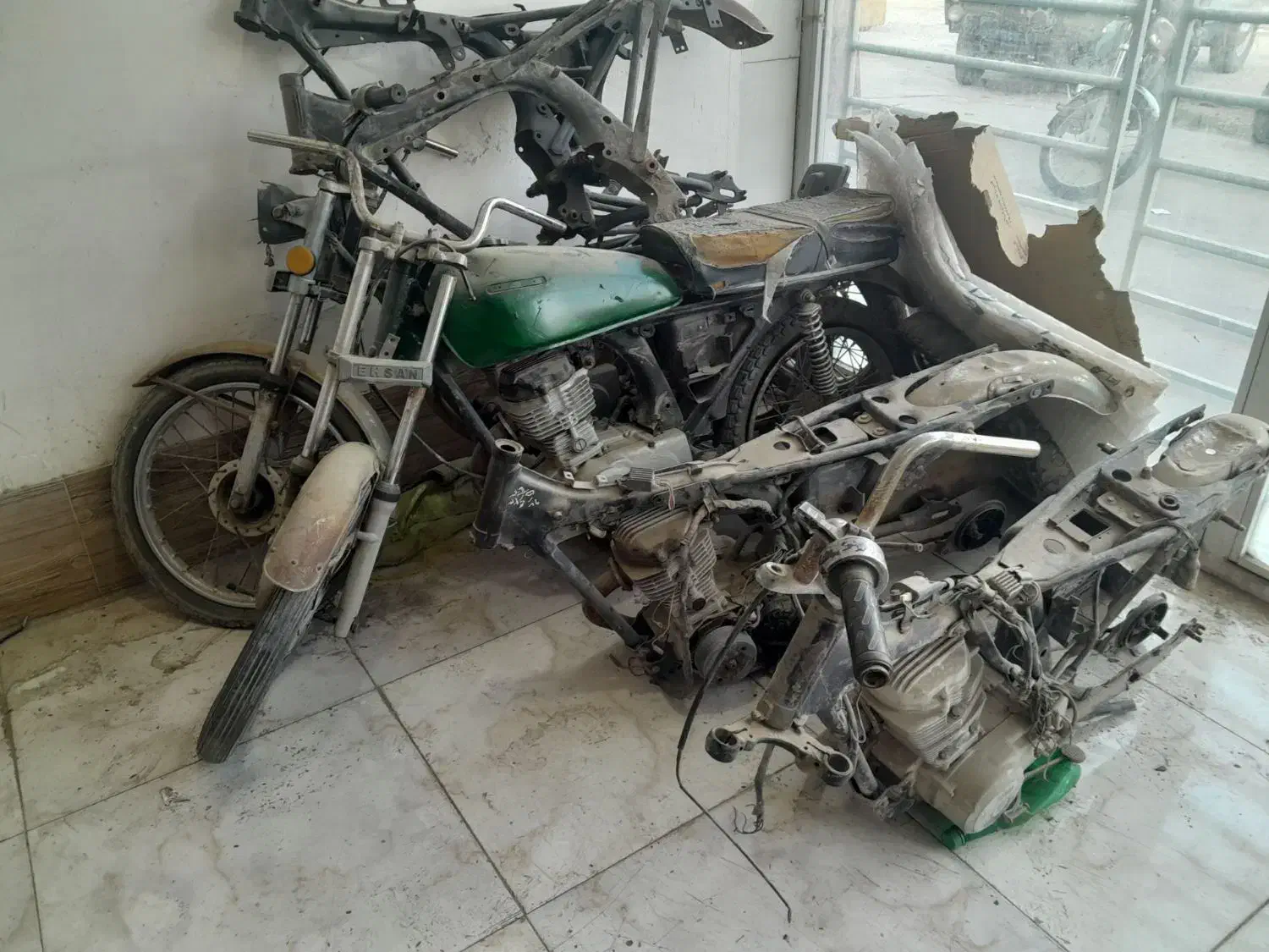 موتور مزایده با نامه ستاد|موتورسیکلت|کلاله, |دیوار