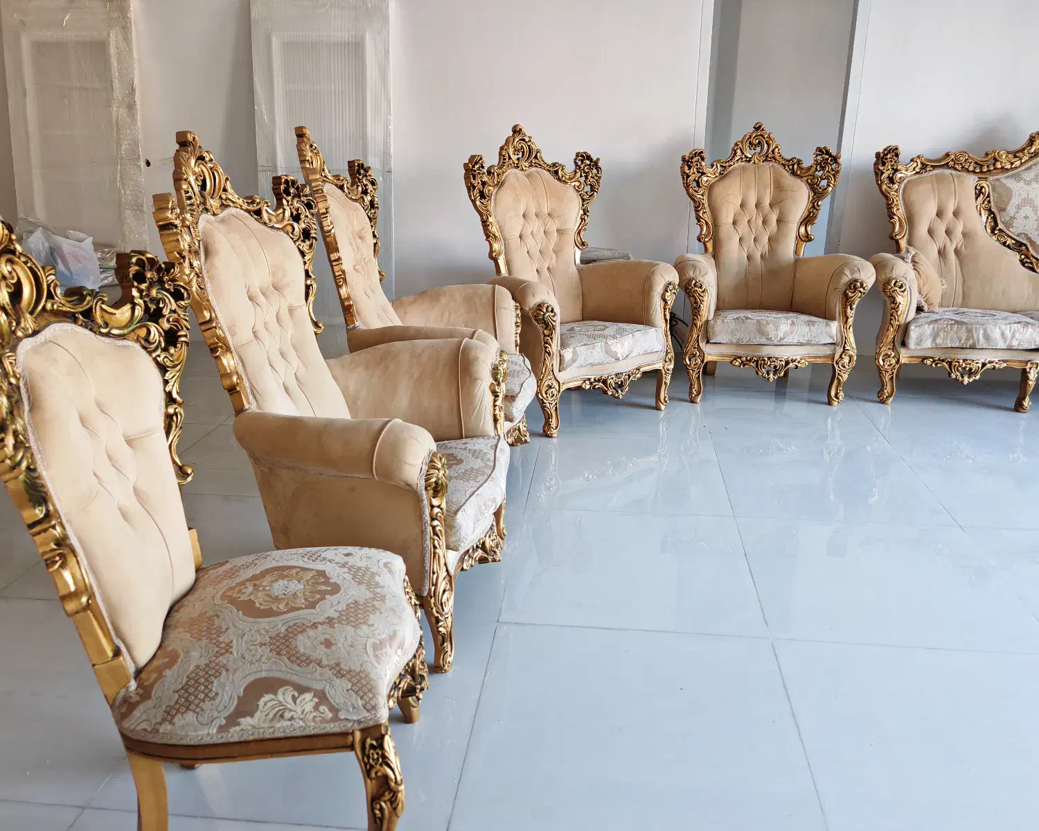 مبل سلطنتی|مبلمان خانگی و میز عسلی|مریوان, |دیوار