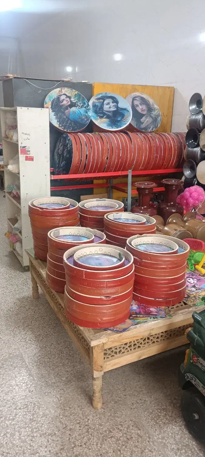دف عکسدار|سازهای سنتی|خمینی‌شهر, |دیوار