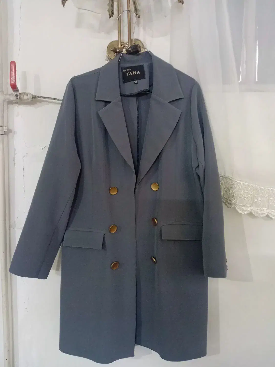 مانتوکتی رنگ طوسی|لباس|خرمآباد, |دیوار