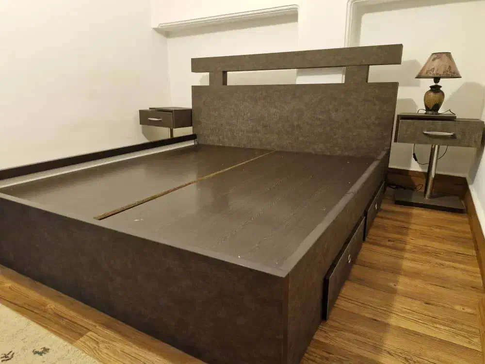 تخت و دراور|تخت و سرویس خواب|رشت, انصاری|دیوار