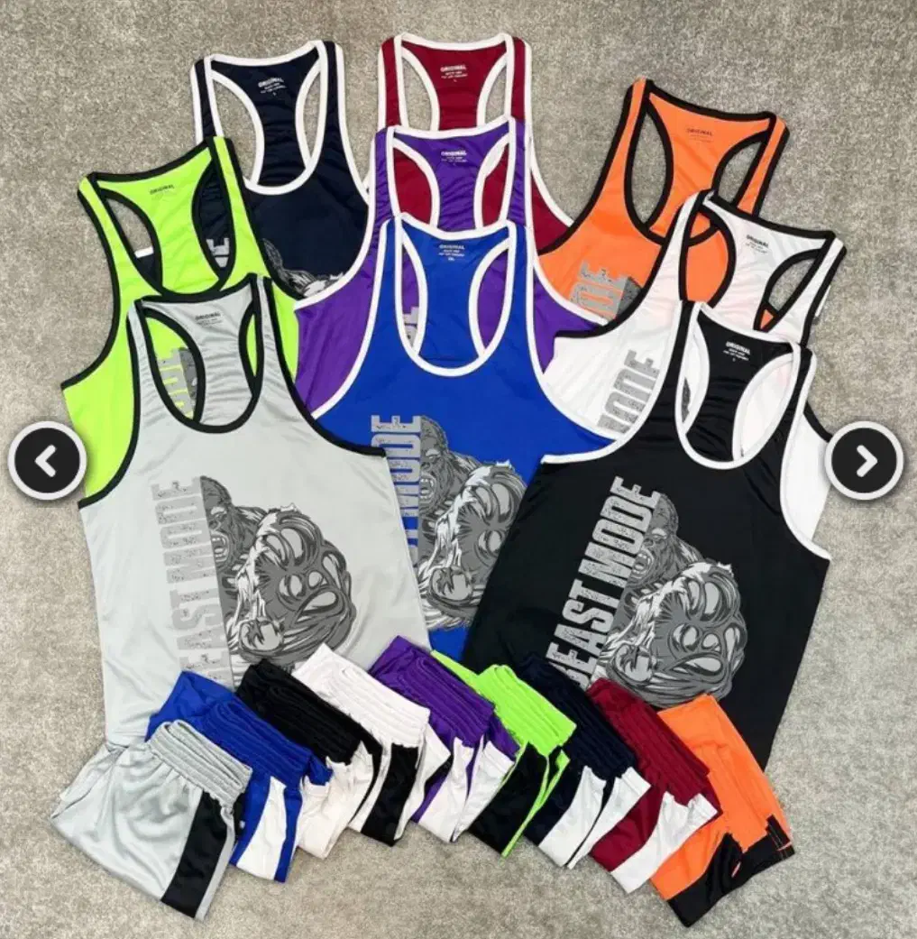 ست رکابی و شلوارک پشت قهرمانی بدنسازی ورزشی|لباس|کرج, گوهردشت|دیوار