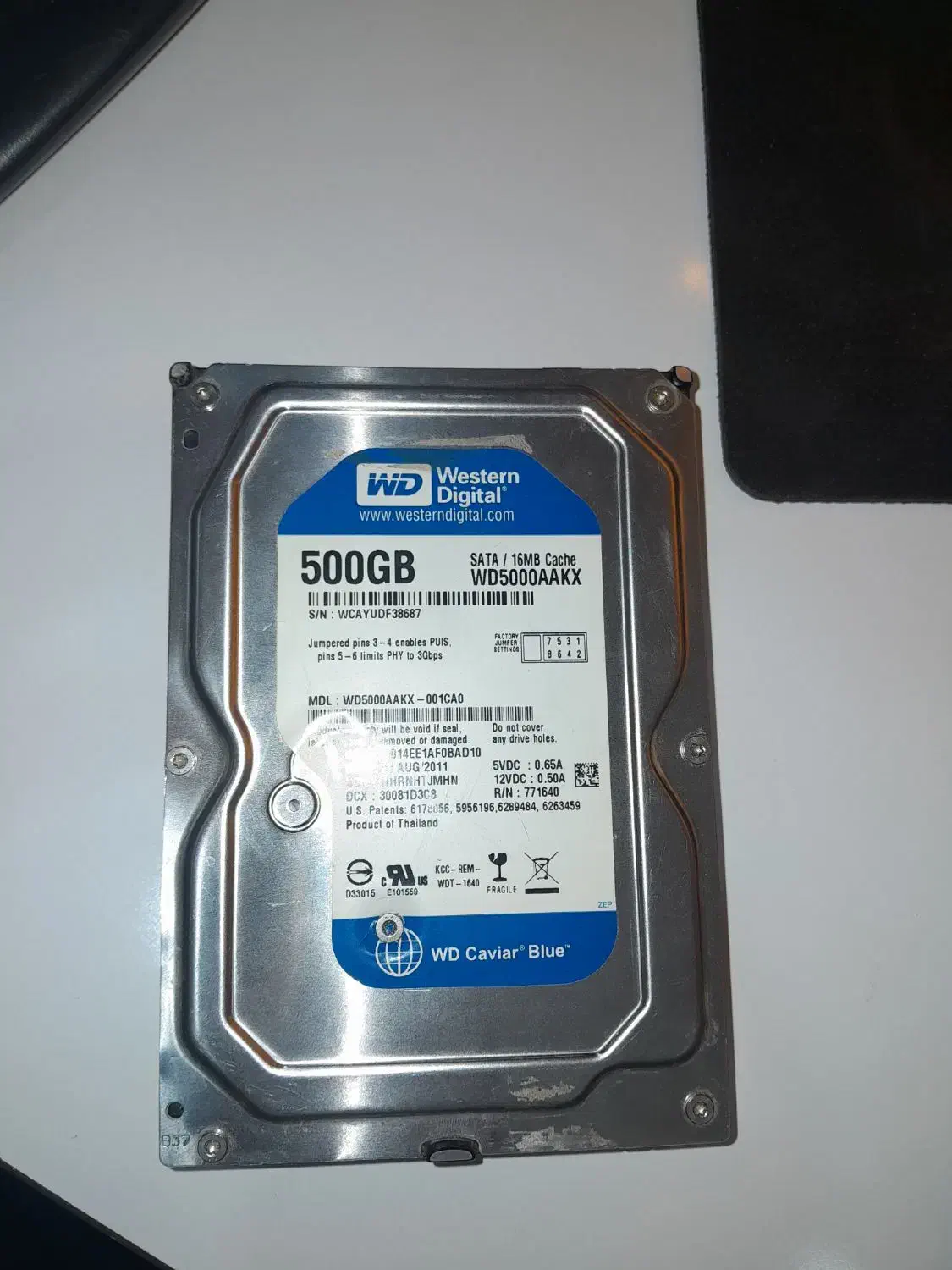 هارد HDD 500 GB|قطعات و لوازم جانبی رایانه|آبادان, |دیوار