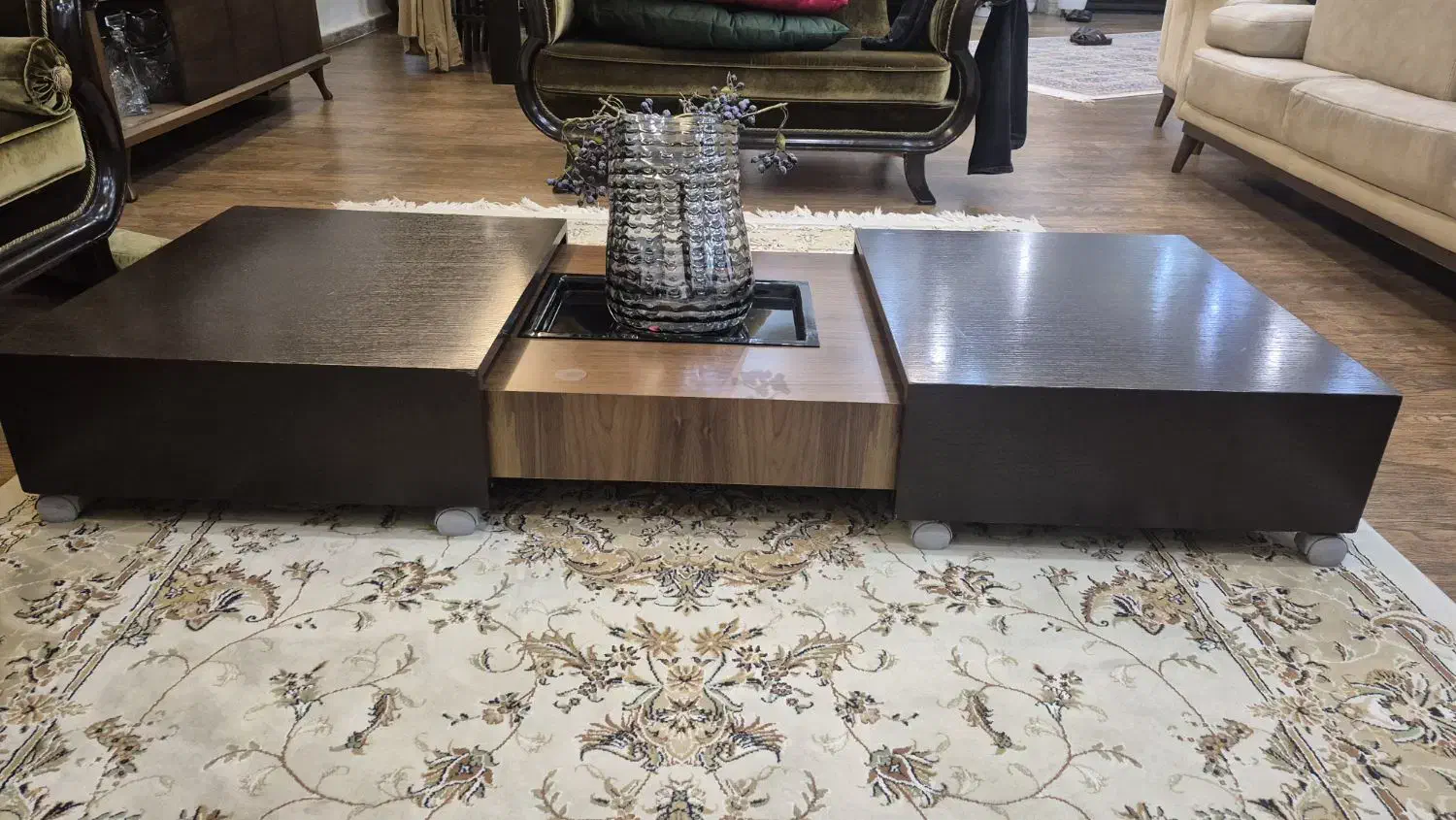 میز جلو مبلی و به همراه سه عدد میز عسلی|مبلمان خانگی و میز عسلی|گرگان, |دیوار