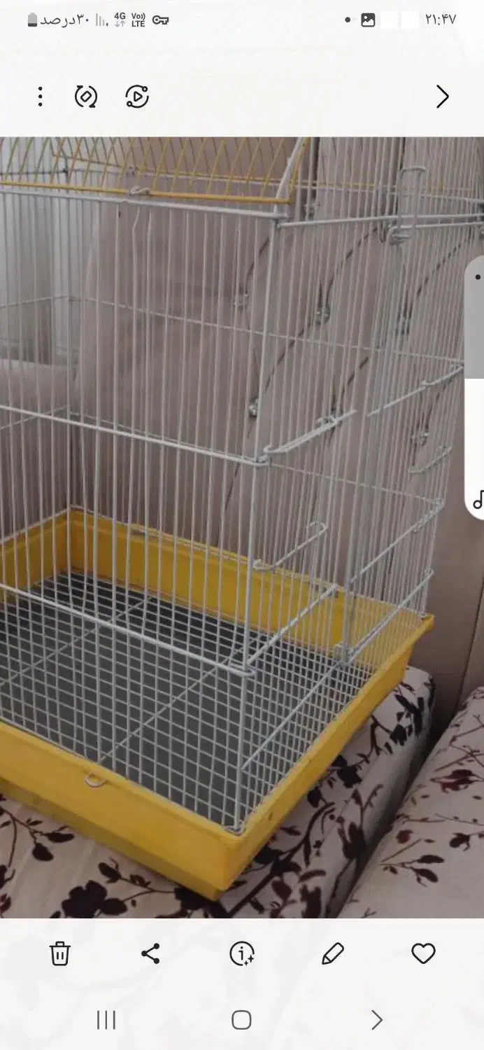 قفس بزرگ|لوازم جانبی حیوانات|میانه, |دیوار