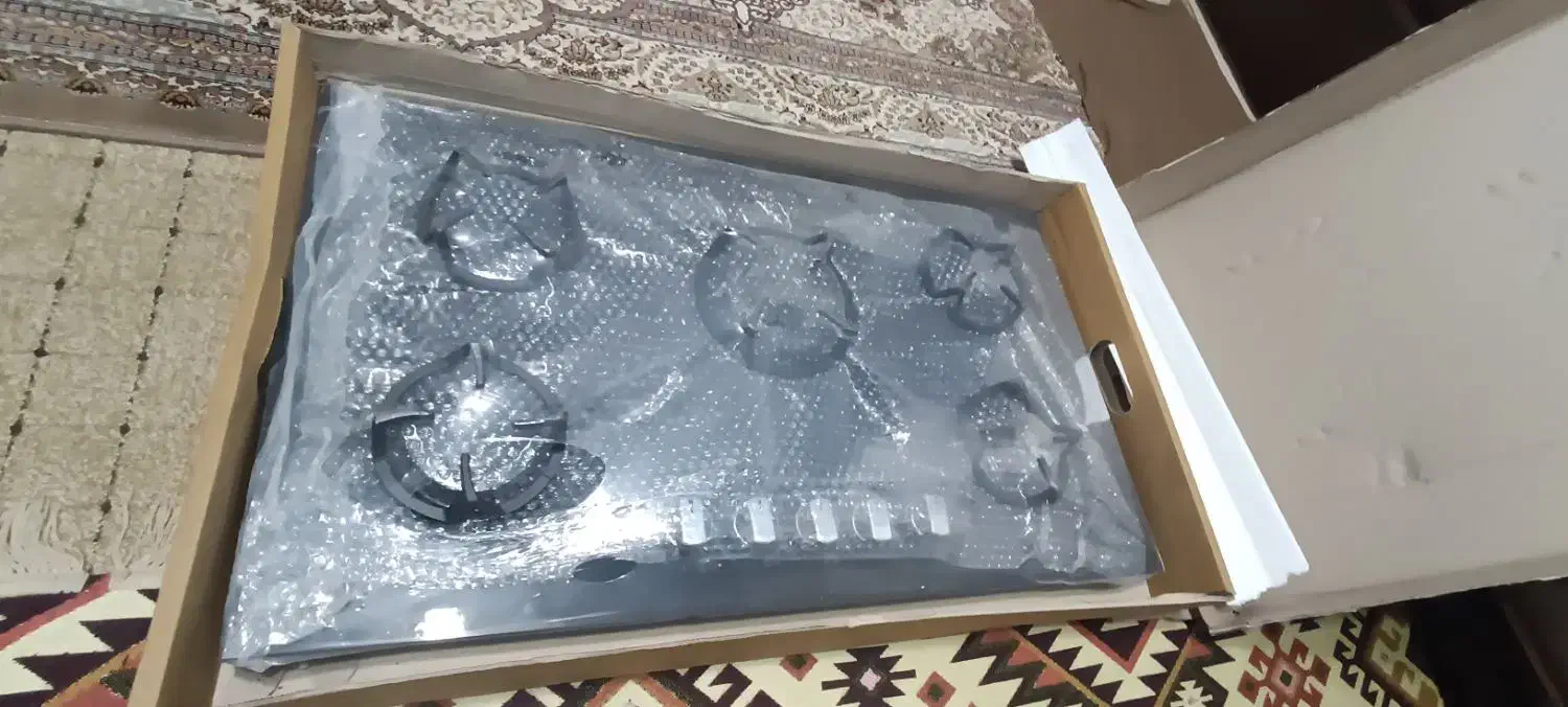 پنج شعله گاز رو میزی شیشه ای|اجاق گاز و لوازم برقی پخت‌وپز|بندر انزلی, پردیس|دیوار