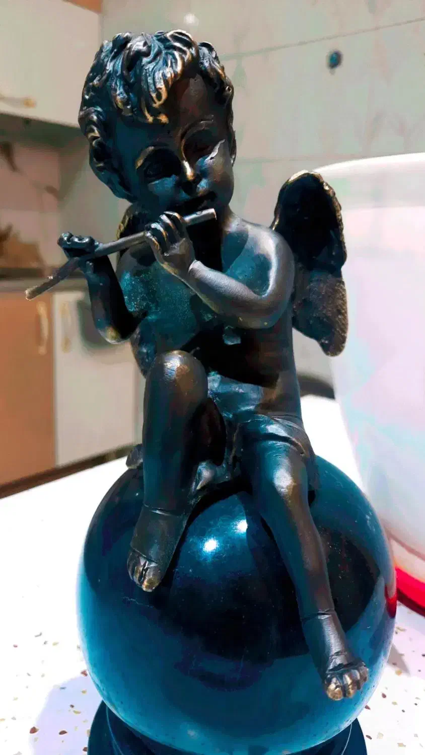 دوعدد مجسمه برنزی سنگین|مجسمه، تندیس، ماکت|نسیم‌شهر, |دیوار