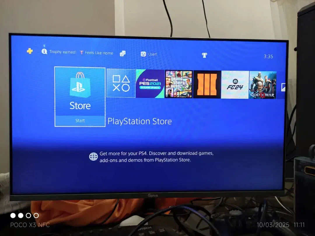 دستگاه ps4 slim 500 gig|کنسول، بازی ویدئویی و آنلاین|اراک, |دیوار