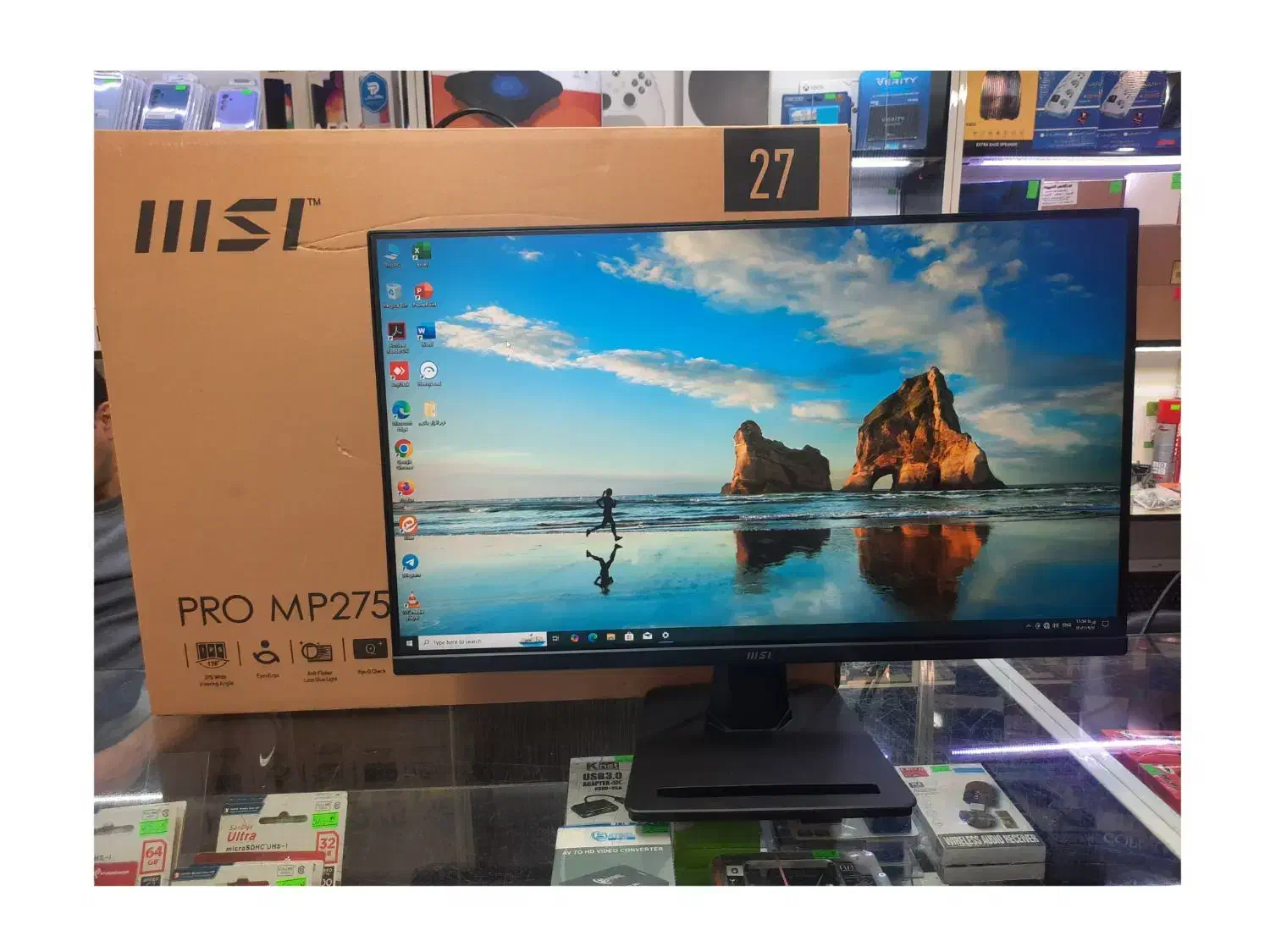 مانیتور MSI 27 INCH 100Hz در حد نو+ 7ماه گارنتی|قطعات و لوازم جانبی رایانه|تهران, امامت|دیوار
