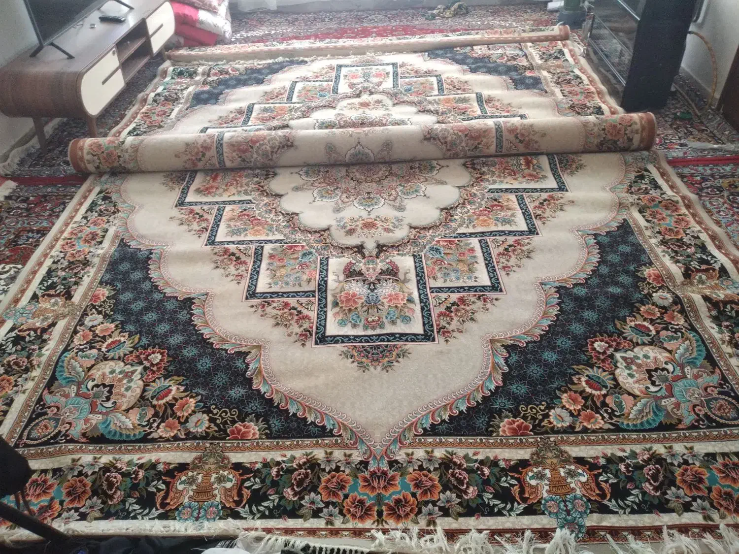 یک جفت قالی ۳/۴درحدنو۲۷۰۰۰۰۰تومان|فرش|شیروان (خراسان), |دیوار