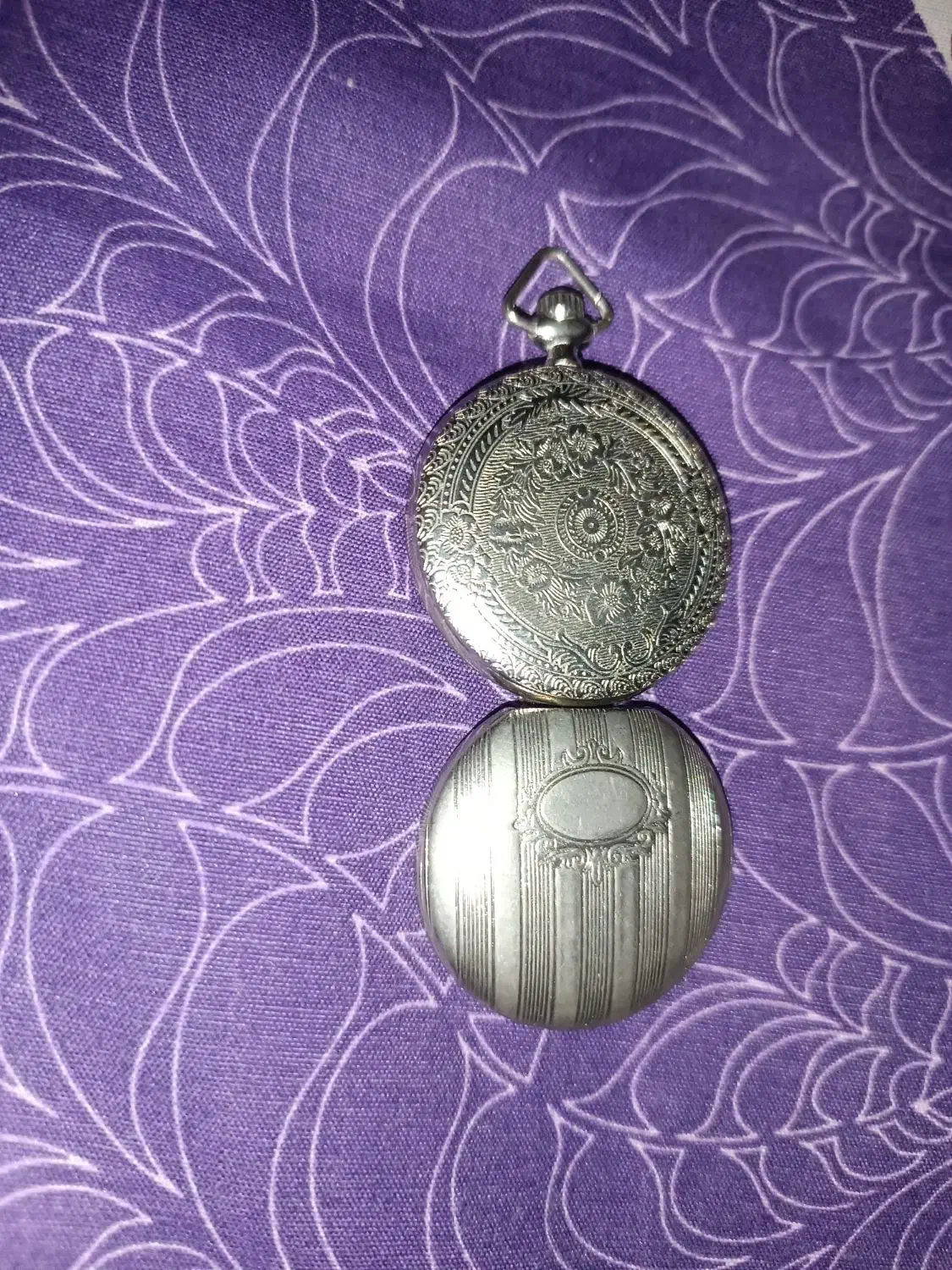 ساعت جیبی نقره قدیمی|کلکسیون اشیاء عتیقه|کرج, شهرک بنفشه|دیوار