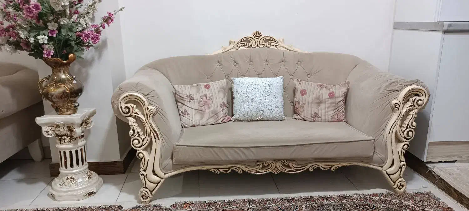 مبلمان شش نفره|مبلمان خانگی و میز عسلی|نسیم‌شهر, |دیوار