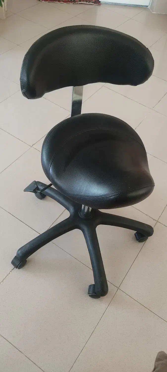 صندلی جک دار مدل زین اسبی|آرایشگاه و سالن‌های زیبایی|بجنورد, |دیوار