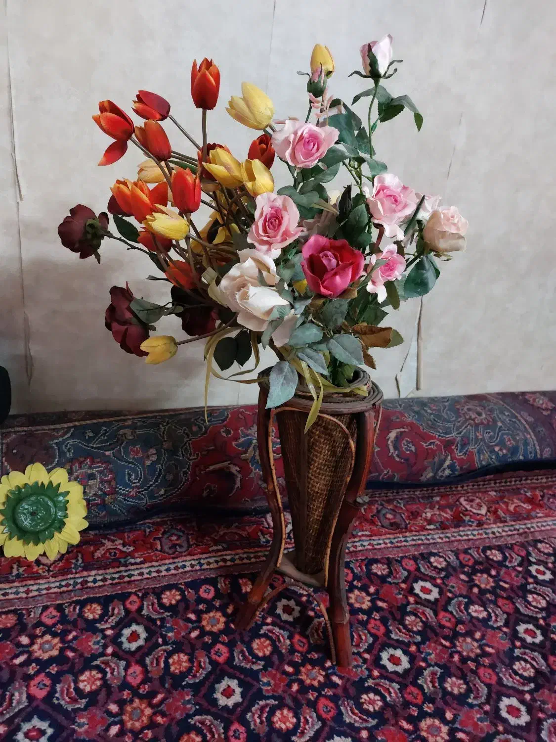 گل مصنوعی گلدان|گل مصنوعی|اراک, |دیوار