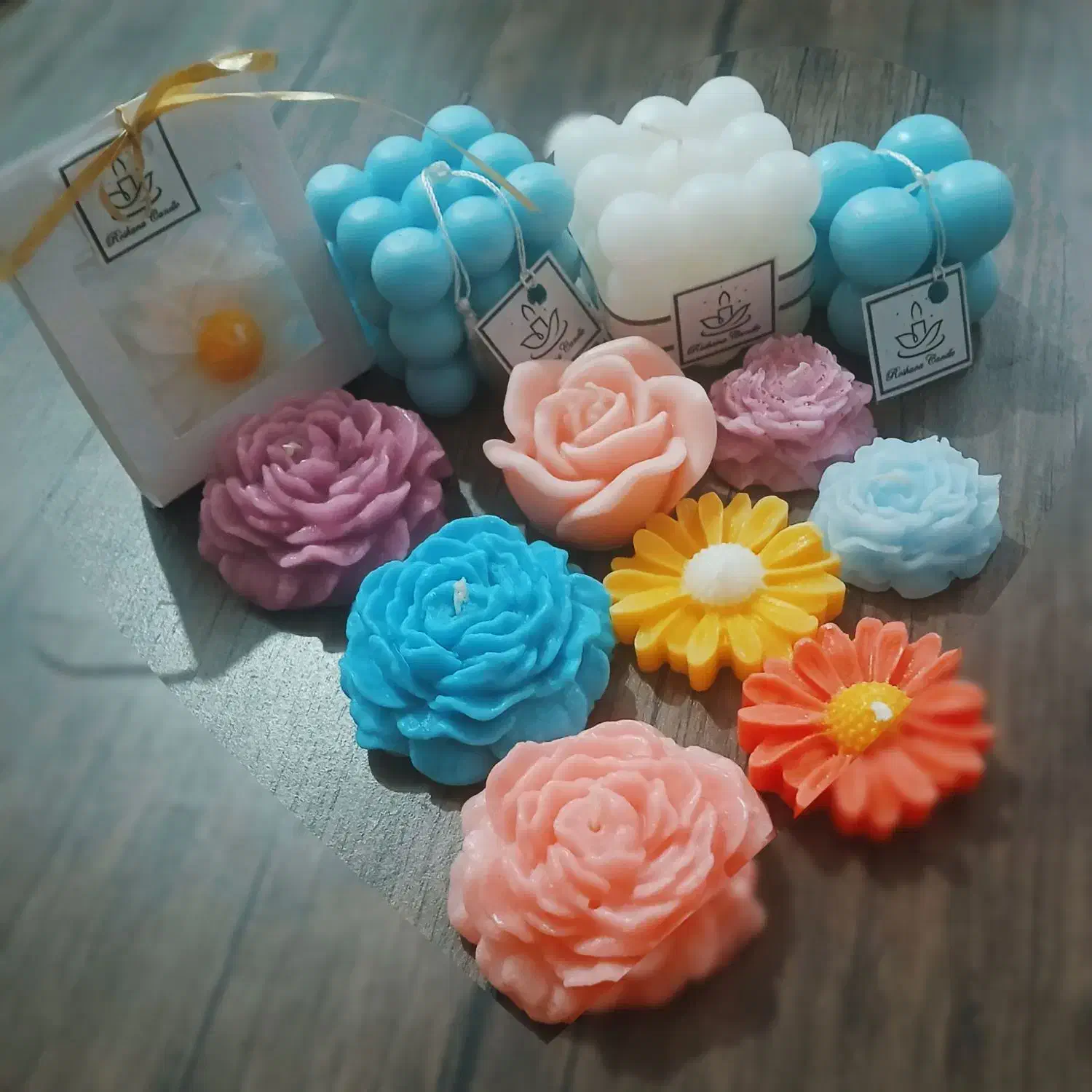 شمع دکوری فانتزی|صنایع دستی و سایر لوازم تزئینی|رشت, یخسازی|دیوار