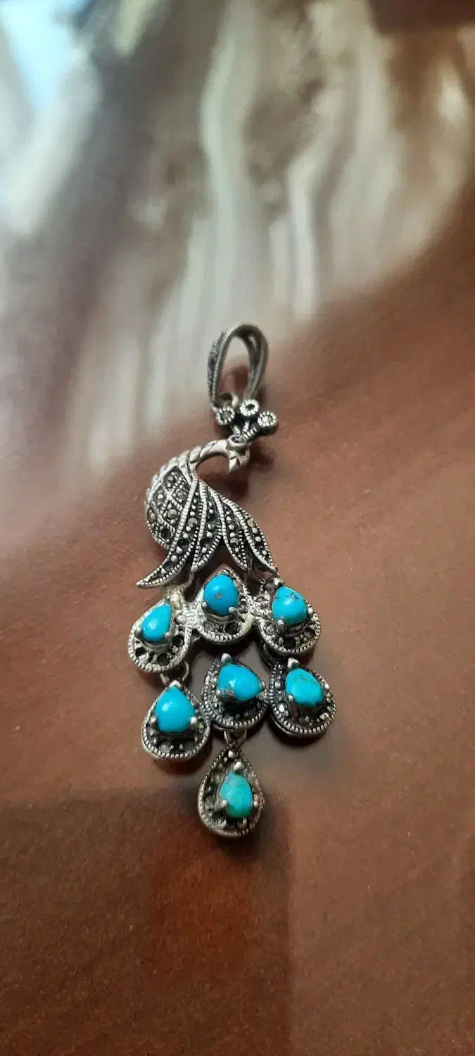 گردنبند فیروزه نیشابور|جواهرات|تهران, شهرک رضویه|دیوار