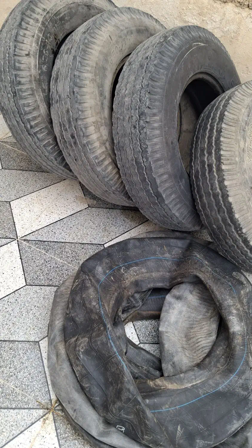 چهار حلقه لاستیک مزدا.تویوتا وانت|قطعات یدکی و لوازم جانبی|شادگان, |دیوار