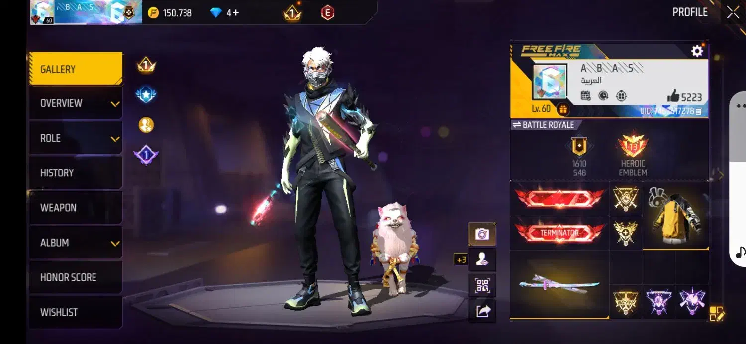 اکانت فری فایر|کنسول، بازی ویدئویی و آنلاین|قم, باجک دو|دیوار