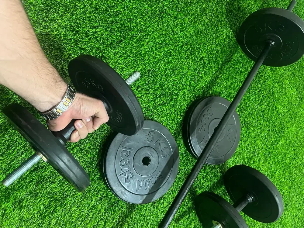 ست وزنه متغیر ( دمبل + هالتر متغیر)|تجهیزات ورزشی|تهران, تهرانسر شمالی|دیوار