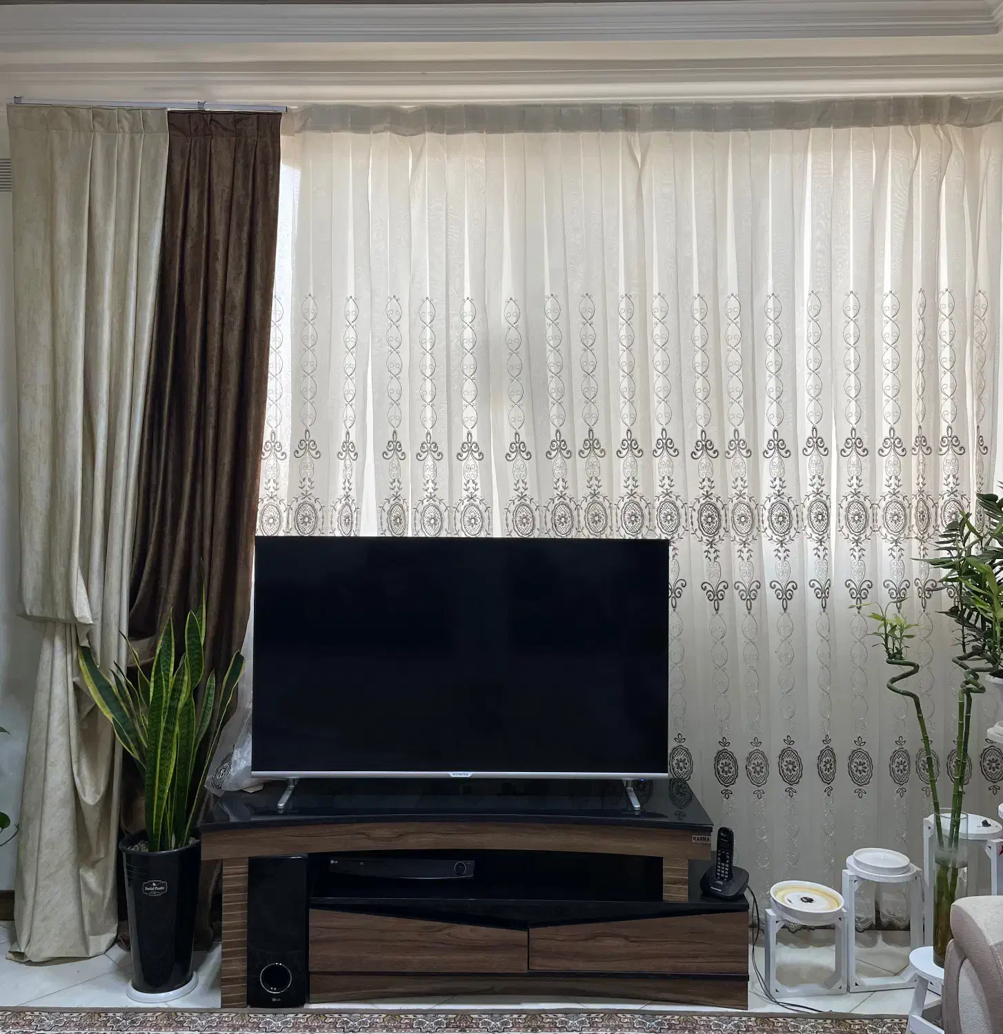 پرده پذیرایی|پرده، رانر، رومیزی|گناباد, |دیوار