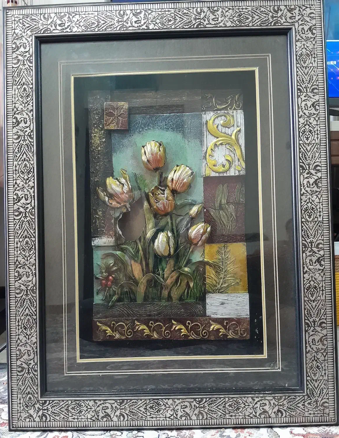 دوعدد تابلو برجسته ۸۰۰۰۰۰|تابلو، نقاشی، عکس|محمدشهر, شهرک پیام (مهرالبرز)|دیوار